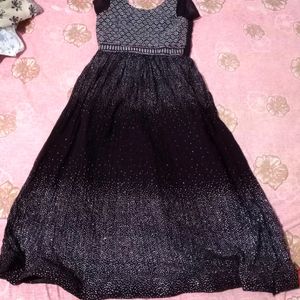 Dark Wine Party Wear Dress Full Set