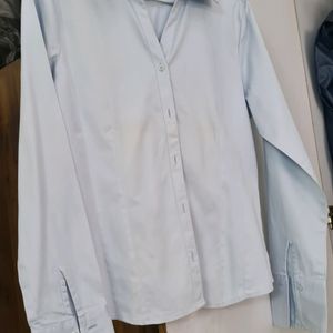 Allen Solly Women's Sky Blue Shirt