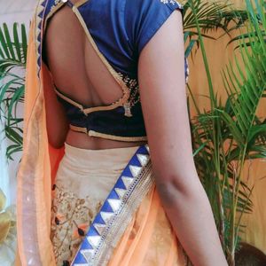 Blue Lehenga With Dupatta