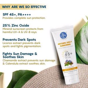 🆕Natural Daily Sunscreen SPF 45+| Lightweight| No White Cast - Suits All Skin Types