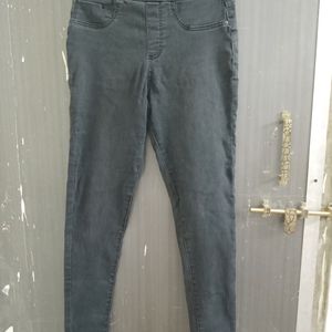 Charcoal Colour Denim Jeans /Jegging