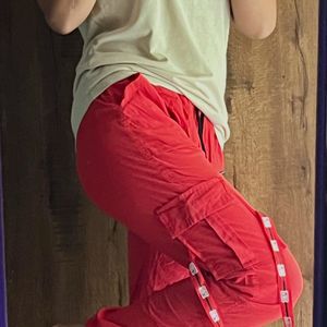 Red Cool Joggers New