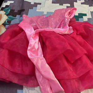 Organza Frock For 1-2.5 Years