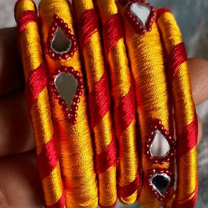 Trending Thread Bangle Set Of 6