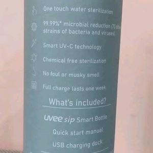 Stainless Steel Rechargeable And Smart Bottle