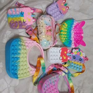 8 Pcs Poppet Purse For Kids