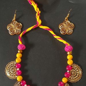 Golden Jewellery Set