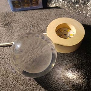 New 3D Crystal Ball Gift Light