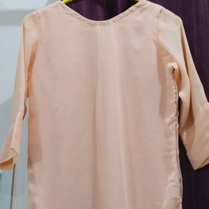 Plain Georgette Kurti