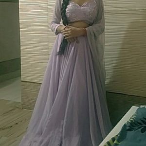 Lavender Lehenga Choli