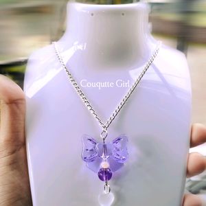 Couqutte Necklace 🎀💜