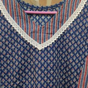 Brand New Katha Indigo Kurta Xl Size