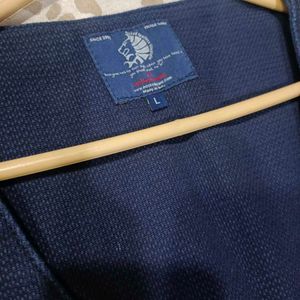 Navy Blue Party Wear Jacket