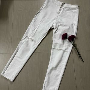 White Denim Jeans