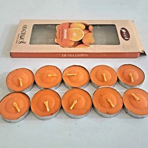 Tealight Scented Wax Candles,  10 Pcs