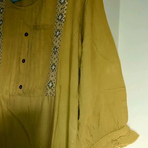 Max Brand Olive Green Kurti