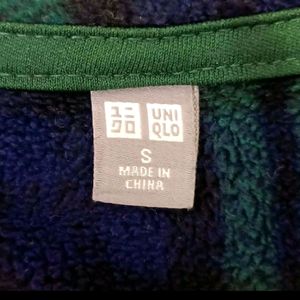 Uniqlo Unisex Checkered Fleece Jacket