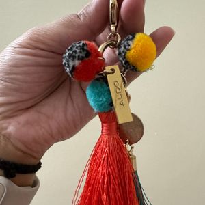 Aldo Multicolor Tassel Bag Charm