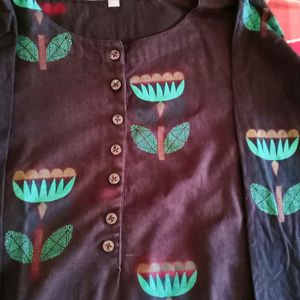 Kurti With Both Side Pocket