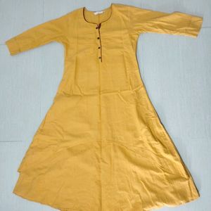 Mustard Yellow Ethnic Kurta