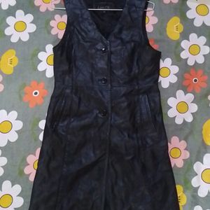 Beautiful Black Leather Dress For Any Party