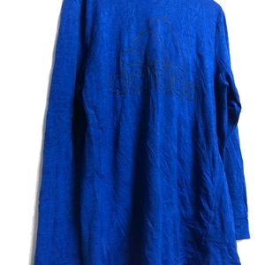 Adidas Blue Long Sleeve Hoodie