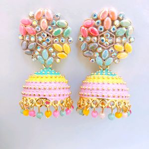 Flower Designs Jhumka For GIRLS/Women