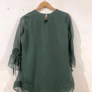 Designer Sea Green Top