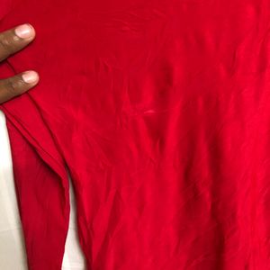 Under Armour Red Long Sleeve T Shirt