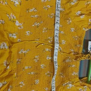 Imported Yellow jumpsuit New with tag