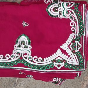 Heavy Embroidery Saree