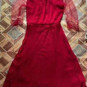 Maroon Dress