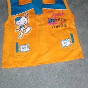 Stylist T Shirt With Jacket For 6 Month-2year Kids