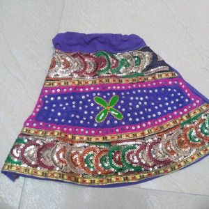 Beautiful Multicolored Kid Lehnga Choli