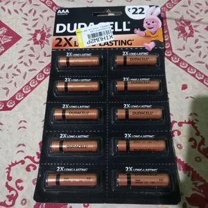 DURACELL:Alkaline AAA Battery (Pack Of 10)