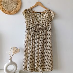 BCBGmaxazria Spotted Empire Dress