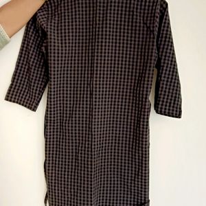 Black Checkererd Tunic