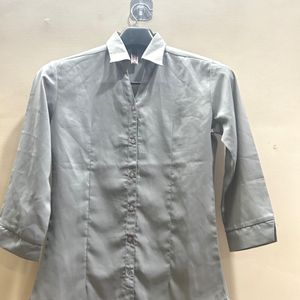 Grey Office Wear Shirt