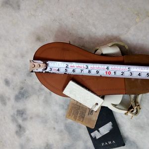 Zara Leather Flat