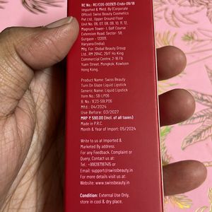 Swiss Beauty Select Liquid Lipstick Precious Pink