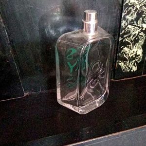 empty perfume glass bottle