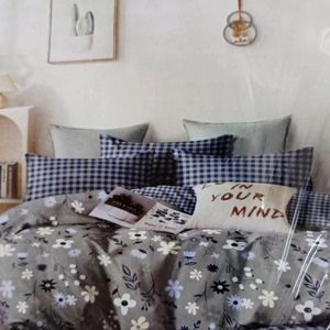 Bedsheet With Pillow Cover