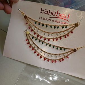 Moti Pearl Ear Chain