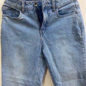 Dnmx Straight Fit Ankle Length Jeans