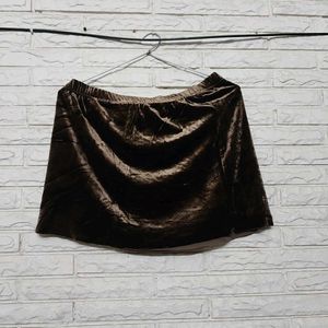 Velvet Brown Skirt