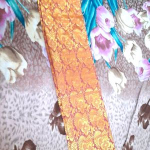 Kanjevaram Pattu Silk Saree With Blouse Stitched