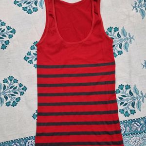 Red Sporty Tank Top