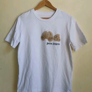 Palm Angels Kill The Bear White Tshirt (Mens)