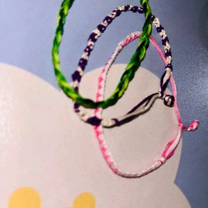 Thread Bracelet Set For Girl's & Women