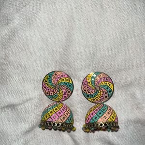 Mix Colored Jhumka